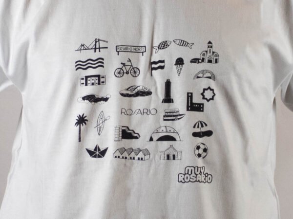 Remera Unisex ICONOS BLANCA - Imagen 2