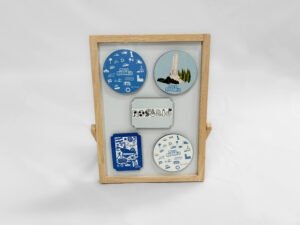 IMANES MADERA - MUY ROSARIO